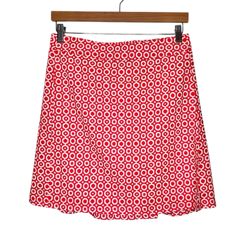 RipSkirt Hawaii Wrap Skirt Size Small Length 1 Adjustable CoverUp Dot Red White